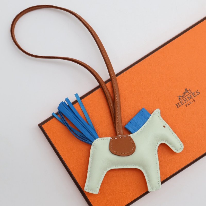 HERMES Rodeo小馬 - 氣泡綠 / 金棕 / 坦桑尼亞藍 B-2