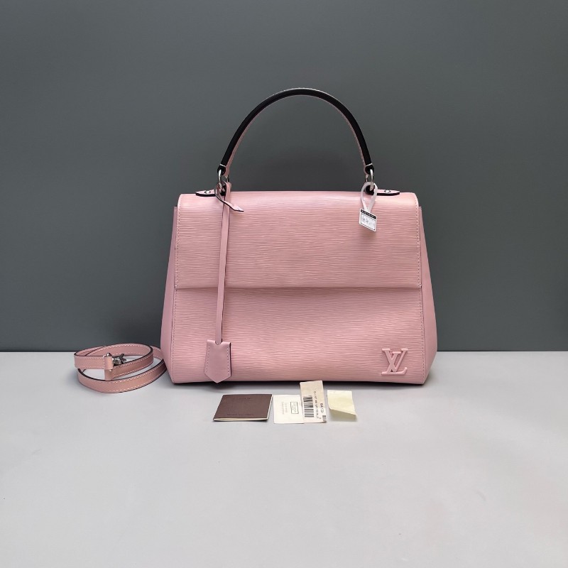 LV路易威登 epi水波紋cluny克魯尼中號 手提包肩背包-0