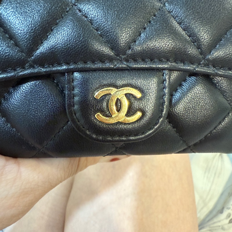 Chanel 羊皮零錢卡包-2