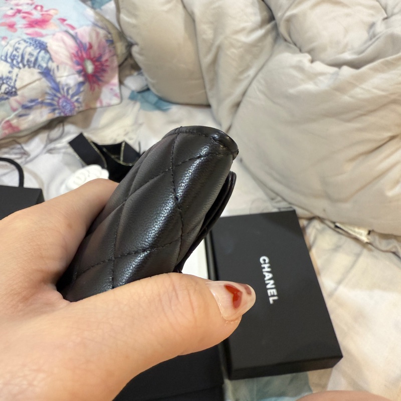 Chanel 羊皮零錢卡包-4