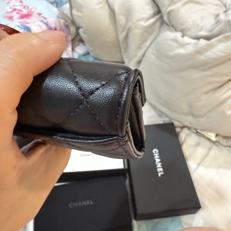 Chanel 羊皮零錢卡包-5