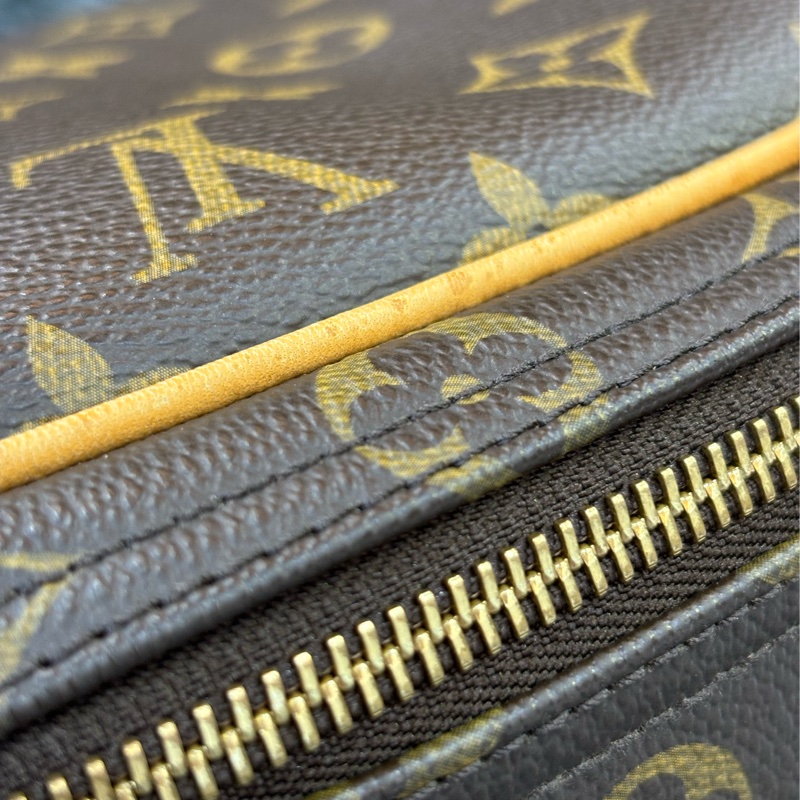 LV M45254 原花 老花 拉鍊 肩背包 斜背包 郵差包 信差包 小 REPORTER 記者包-7