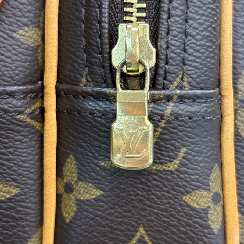 LV M45254 原花 老花 拉鍊 肩背包 斜背包 郵差包 信差包 小 REPORTER 記者包-12