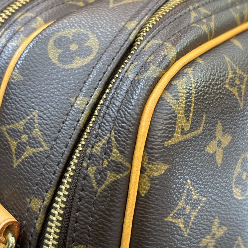 LV M45254 原花 老花 拉鍊 肩背包 斜背包 郵差包 信差包 小 REPORTER 記者包-17