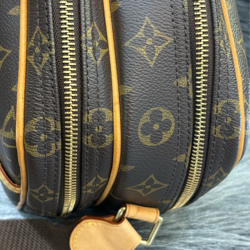 LV M45254 原花 老花 拉鍊 肩背包 斜背包 郵差包 信差包 小 REPORTER 記者包-18