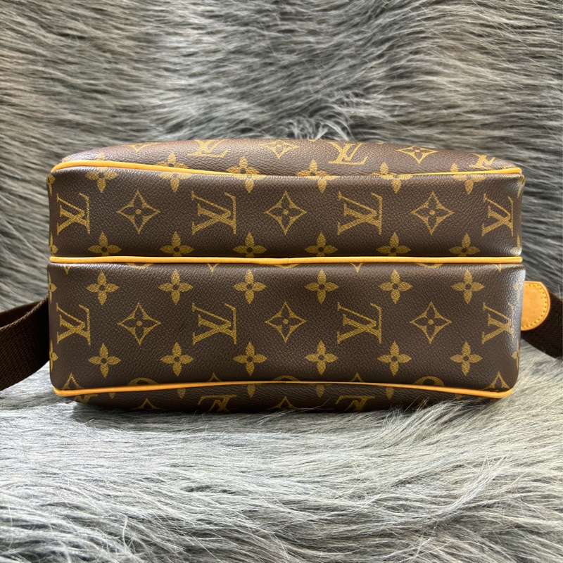 LV M45254 原花 老花 拉鍊 肩背包 斜背包 郵差包 信差包 小 REPORTER 記者包-20
