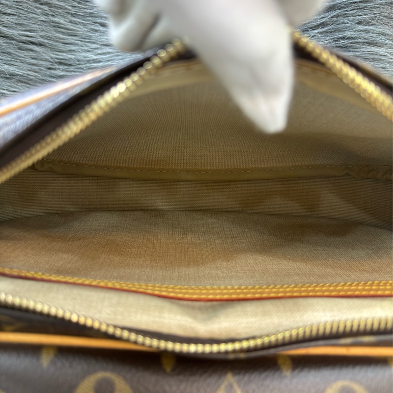 LV M45254 原花 老花 拉鍊 肩背包 斜背包 郵差包 信差包 小 REPORTER 記者包-35