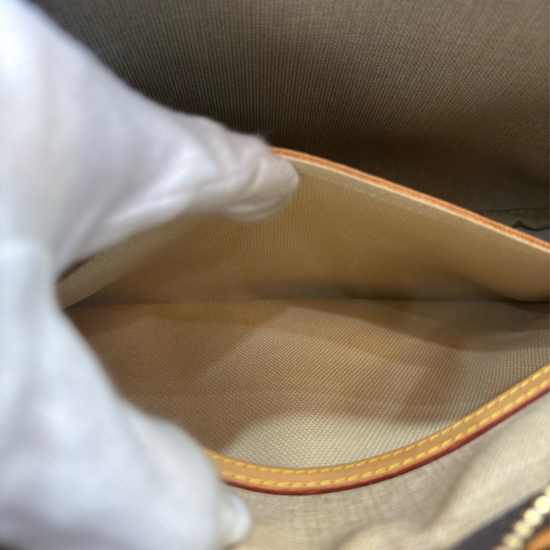 LV M45254 原花 老花 拉鍊 肩背包 斜背包 郵差包 信差包 小 REPORTER 記者包-36