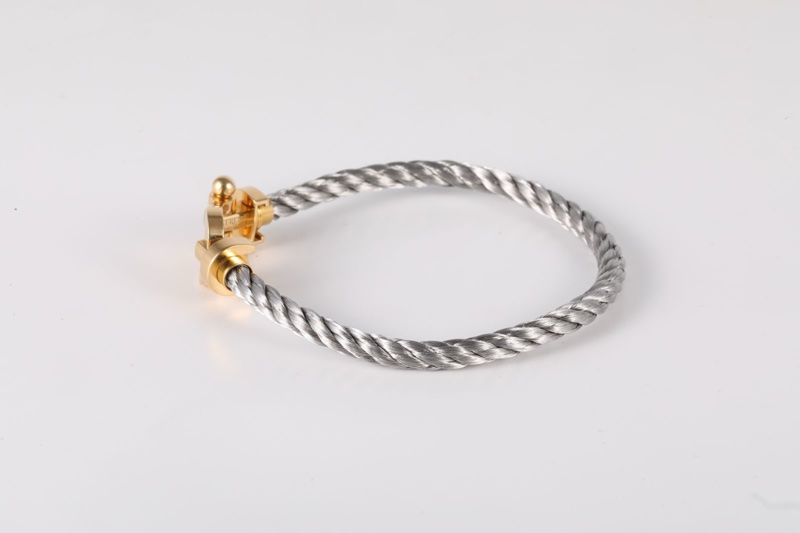 Fred（斐登）18K黃金 黃金 Force 10 馬蹄扣 手繩 大號 18K-2