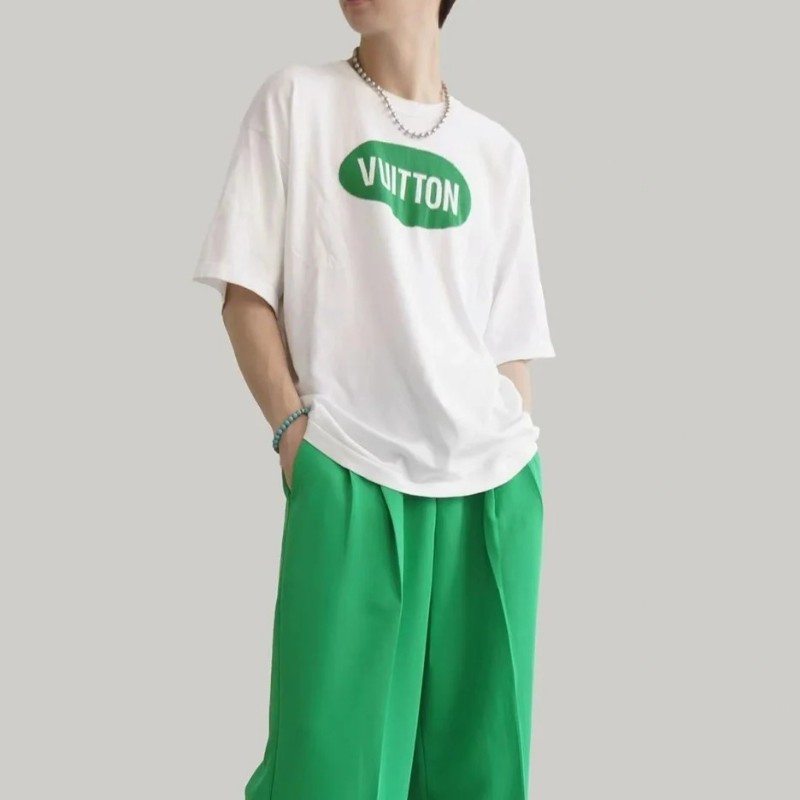 莉亞精品♡綠色logo短袖.尺碼L.全新品-3