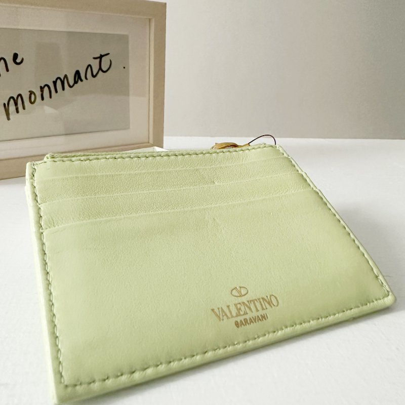 Valentino Card holder 小羊皮 卡夾鉚釘-4