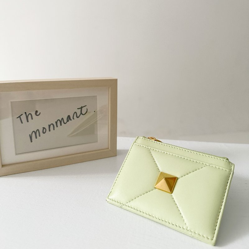 Valentino Card holder 小羊皮 卡夾鉚釘-8