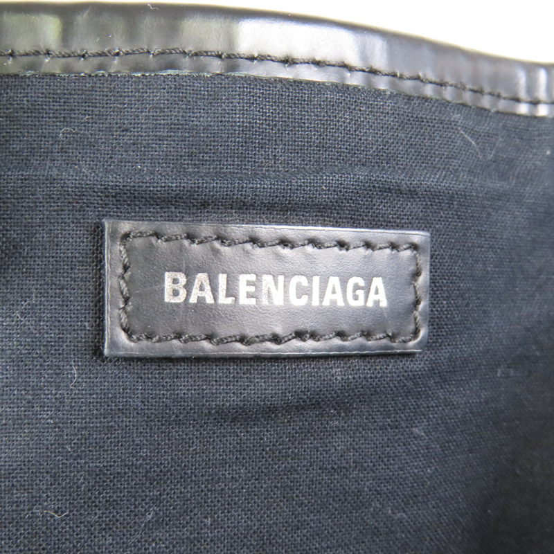 BALENCIAGA 帆布Tote Bag銀扣手挽袋-6