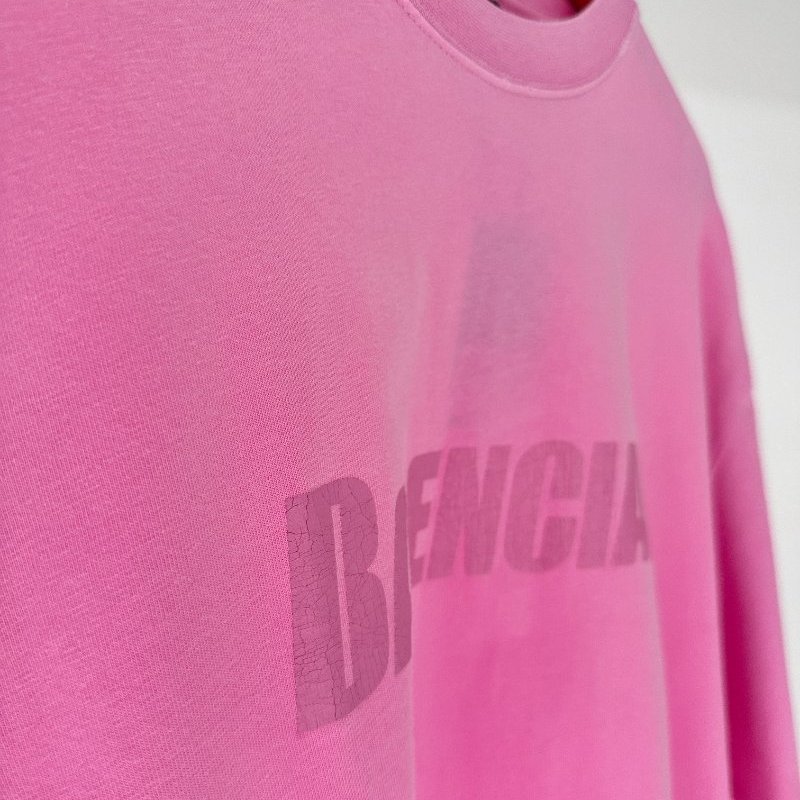 Balenciaga Oversized 破壞 短Tee-5