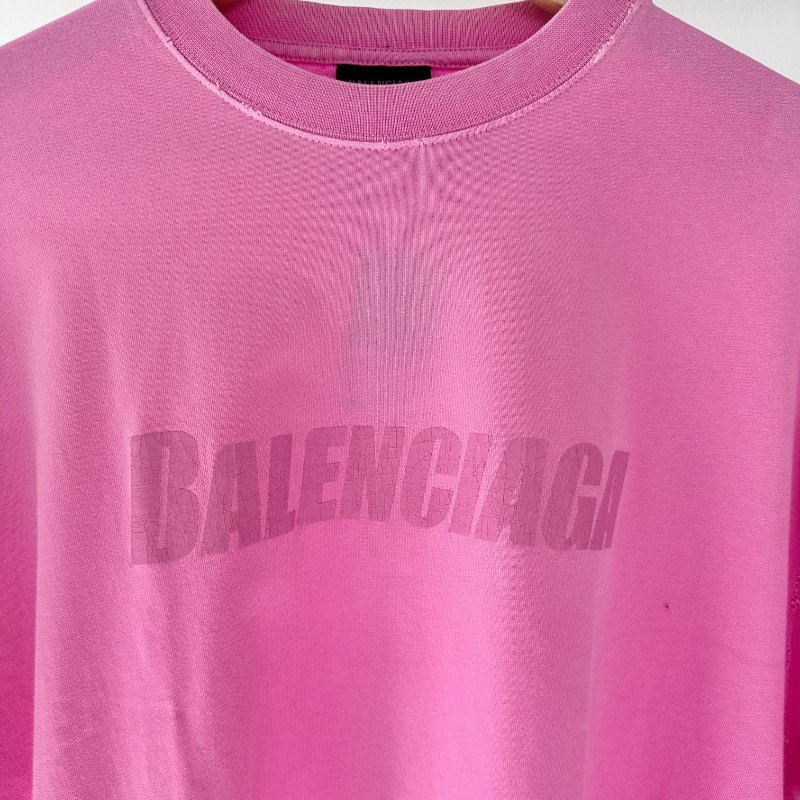 Balenciaga Oversized 破壞 短Tee-9