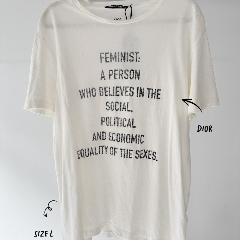 Christian Dior X Maria Grazia Chiuri feminist 女權主義系列 短Tee-0