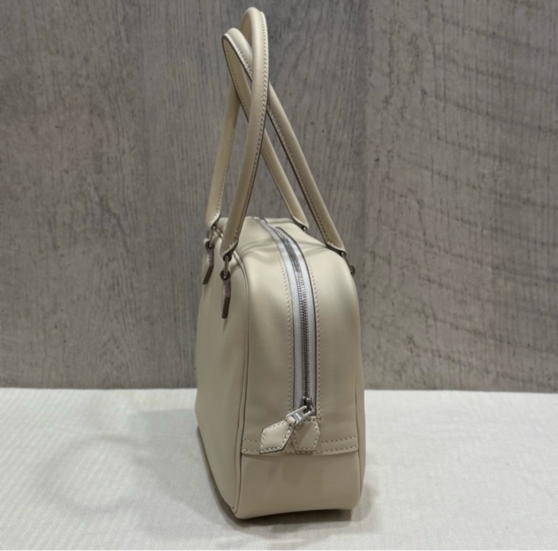 Hermes Plume Mini Craie 奶昔白 Swift皮 銀釦K刻-2