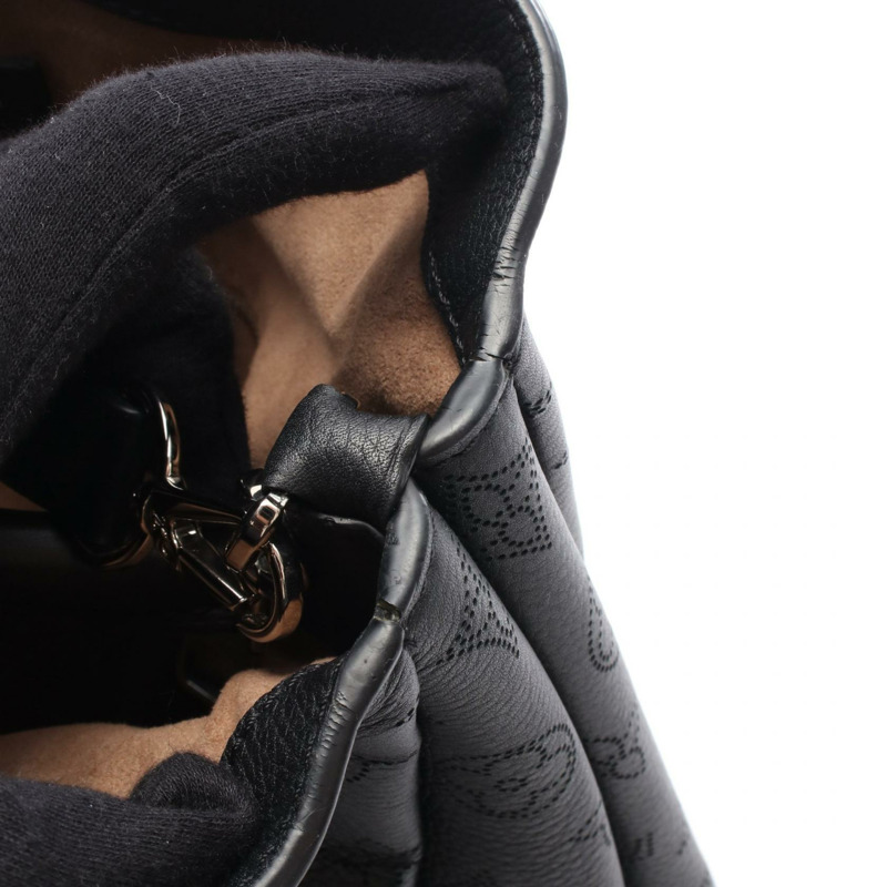LOUIS VUITTON Babylon PM 2Way 單肩包 手提包 M50031 Mahina 皮革 黑色 二手-5