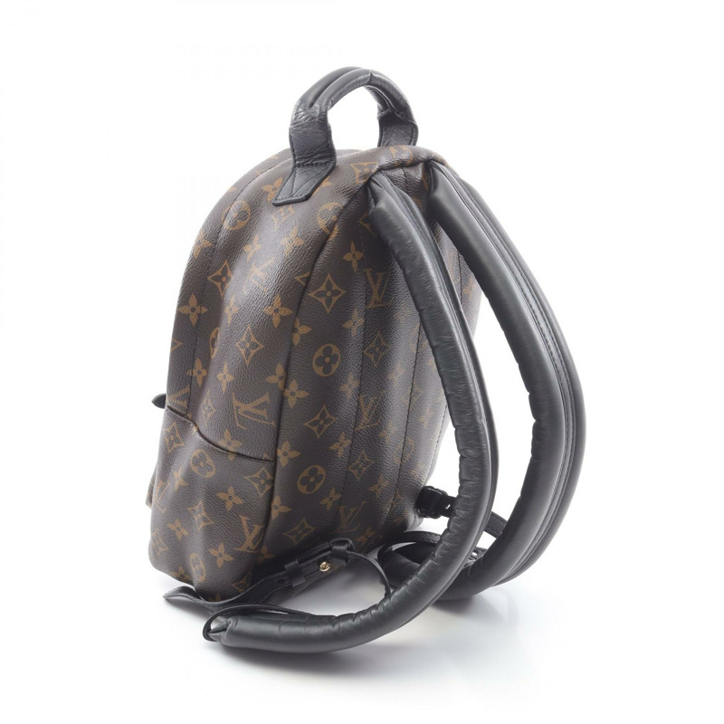 LOUIS VUITTON Palm Springs PM 背包 M41560 Monogram 帆布 黑色 二手 LV-1