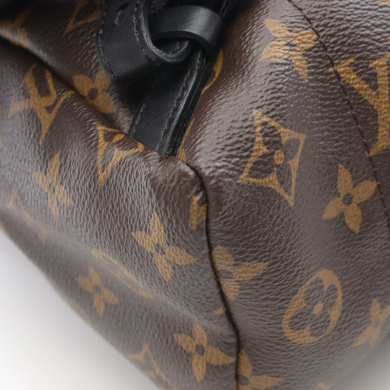 LOUIS VUITTON Palm Springs PM 背包 M41560 Monogram 帆布 黑色 二手 LV-8