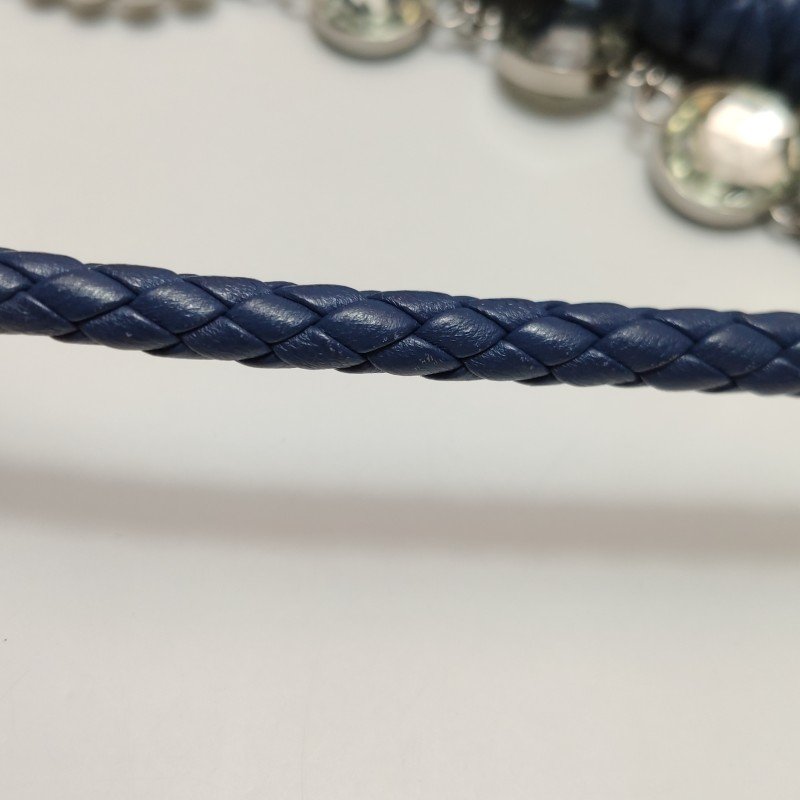 Miu Miu Crystal 系列 羊皮 純色 褶皺 珩縫鑽飾 單肩包-16