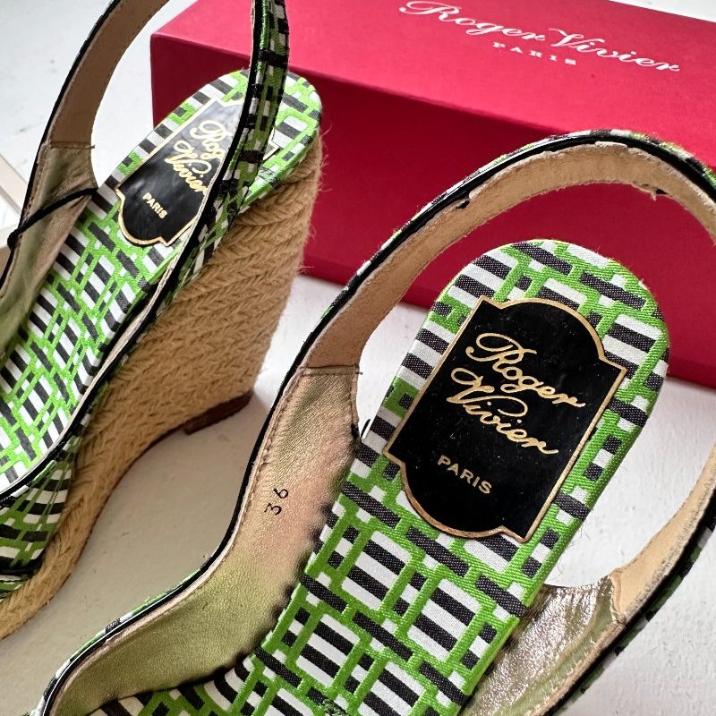 ROGER VIVIER 楔型涼鞋-2