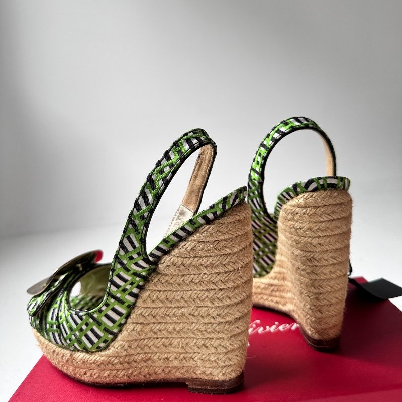 ROGER VIVIER 楔型涼鞋-5