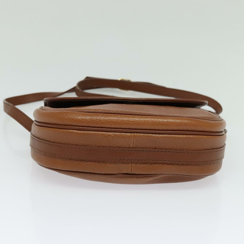 【日本直送】Burberrys 棕色金色皮革單肩包，正品編號 134218-4