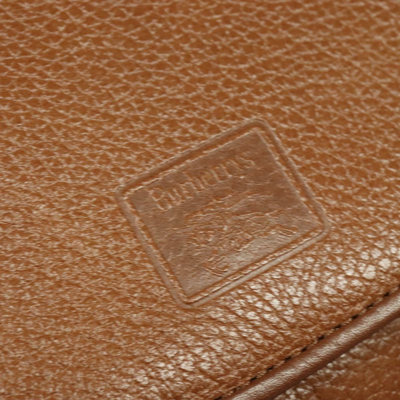 【日本直送】Burberrys 棕色金色皮革單肩包，正品編號 134218-16