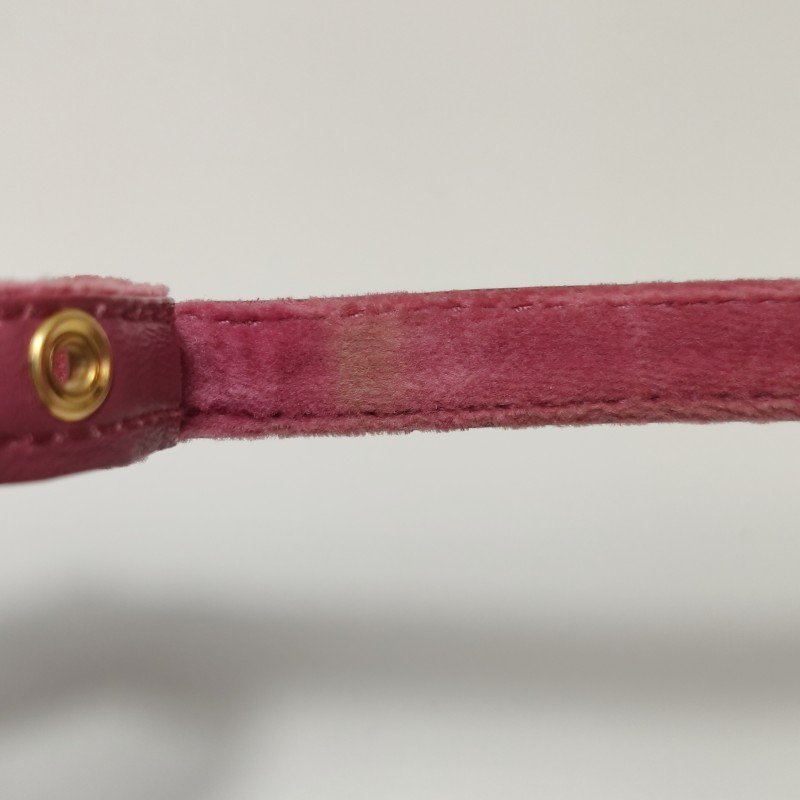 Miu Miu 羊皮 絨布 純色 褶皺 字母 Logo 水桶包 斜背包 肩背包-15