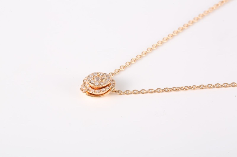 DIOR(迪奧) 18K玫瑰金 鑽石 玫瑰金 ROSE DIOR COUTURE 項鏈 18K-1