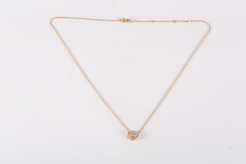 DIOR(迪奧) 18K玫瑰金 鑽石 玫瑰金 ROSE DIOR COUTURE 項鏈 18K-5