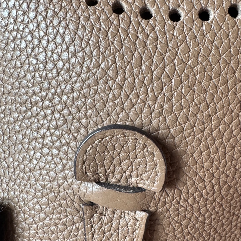 愛馬仕 Hermes Evelyne mini 16 大象灰 金扣 z刻-17