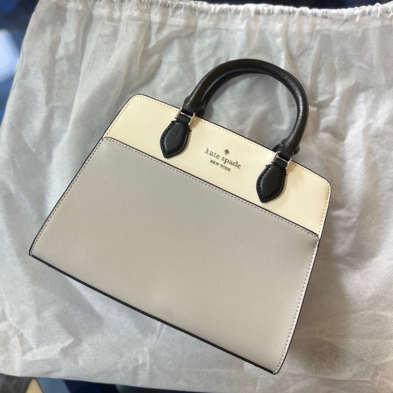 Kate Spade Madison Color Block Saffiano Leather Satchel Bag-0