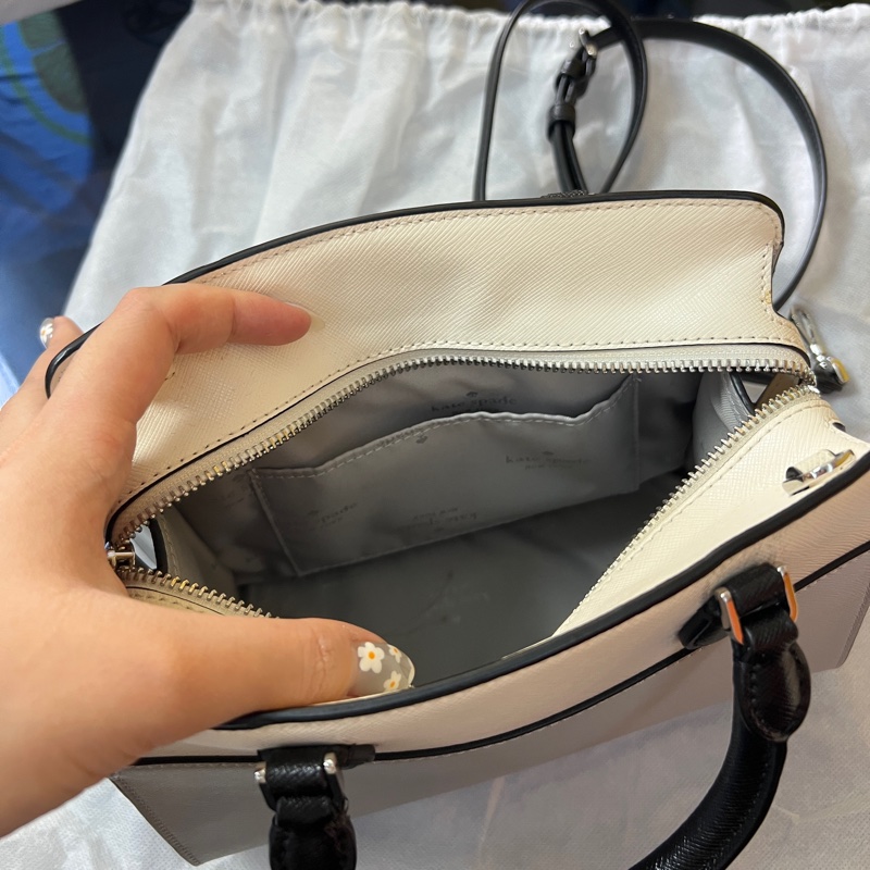 Kate Spade Madison Color Block Saffiano Leather Satchel Bag-4