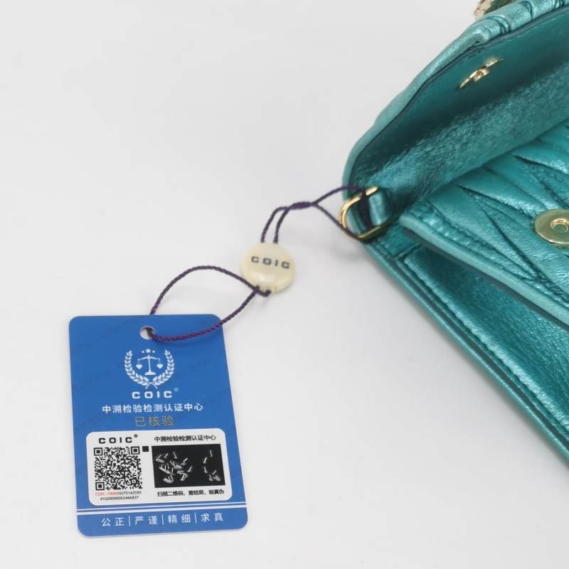 Miu Miu 羊皮 純色 褶皺 水鑽扣 斜背包 單肩包-8