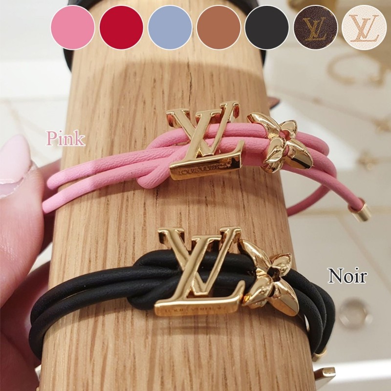 全新 LV Bloom 手環 紅色/ 黑色/ 藍色/ 玫瑰色/ 沙色/ 粉紅 /淺藍 /棕色 M8914Z-0