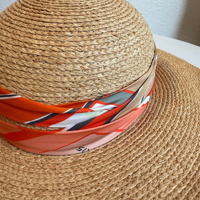 Hermes草編帽 海邊必備 顯臉小-4