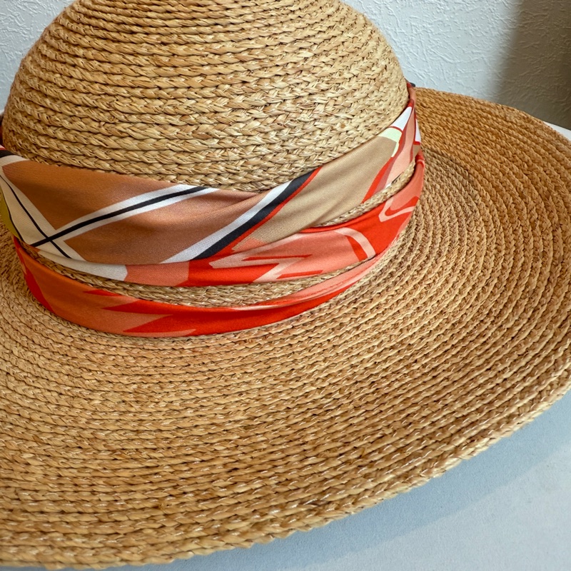 Hermes草編帽 海邊必備 顯臉小-6