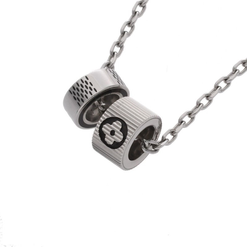 全新 LV Damier Rings 黑色琺瑯 吊墜 M02250-2