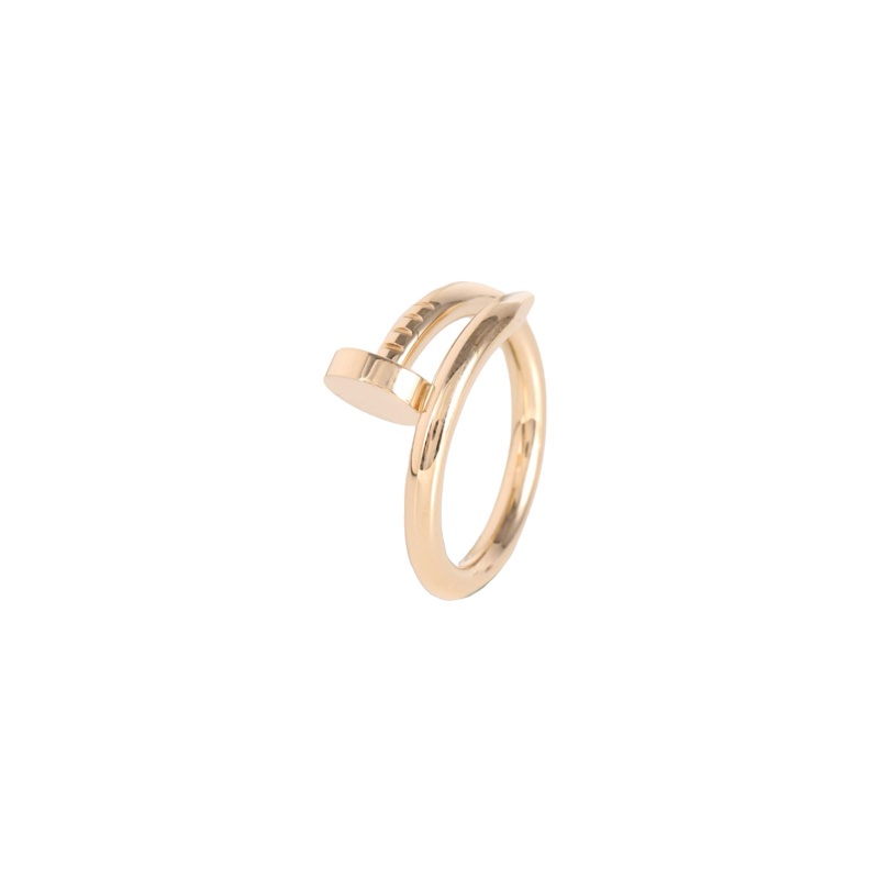 CARTIER(卡地亞) JUSTE UN CLOU 釘子戒指 18k 18K黃金 52 黃金-0