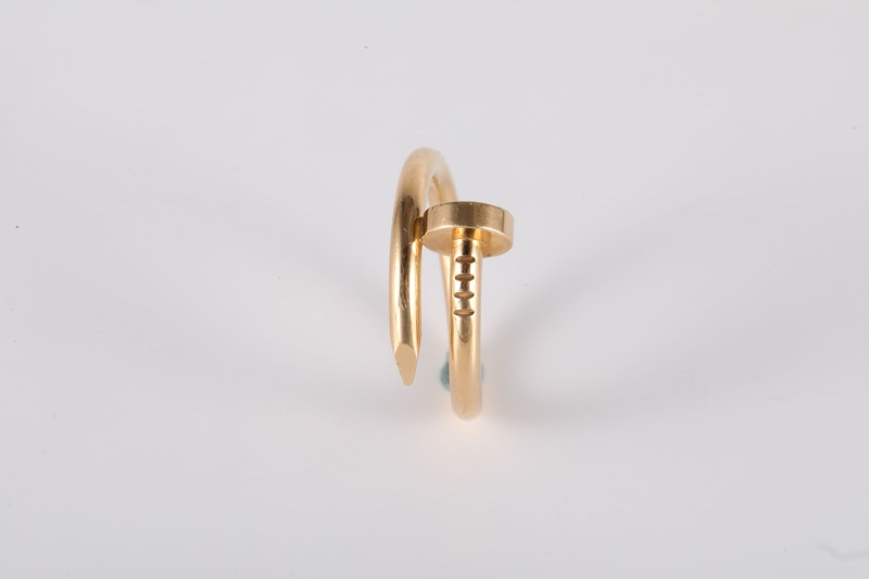 CARTIER(卡地亞) JUSTE UN CLOU 釘子戒指 18k 18K黃金 55 黃金-1