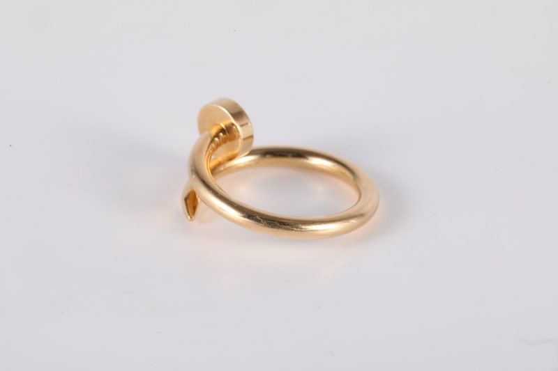 CARTIER(卡地亞) JUSTE UN CLOU 釘子戒指 18k 18K黃金 55 黃金-4