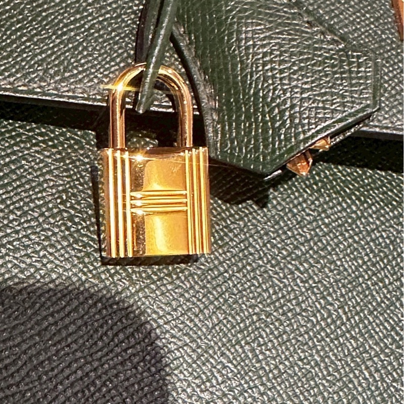 自用 Hermes Kelly 32 Q刻 英國綠 有購證有盒-2