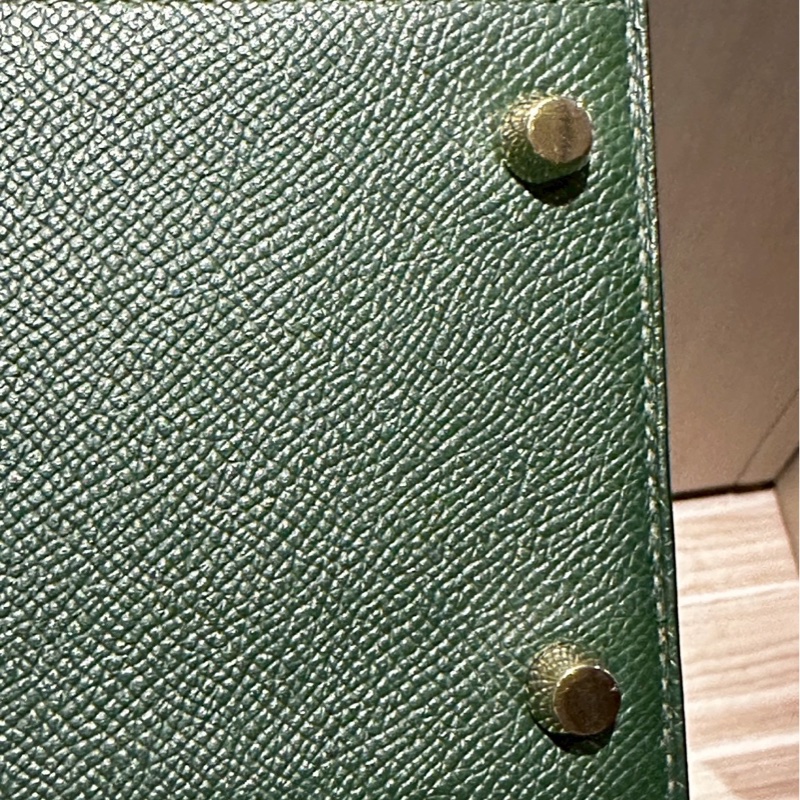 自用 Hermes Kelly 32 Q刻 英國綠 有購證有盒-5