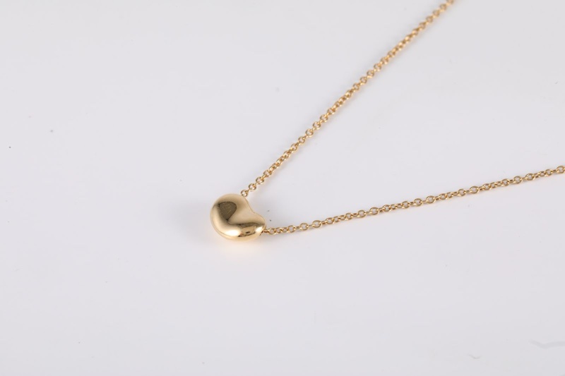 TIFFANY&CO(蒂芙尼) 18K黃金 黃金 項鏈 豌豆 小號 18K-1