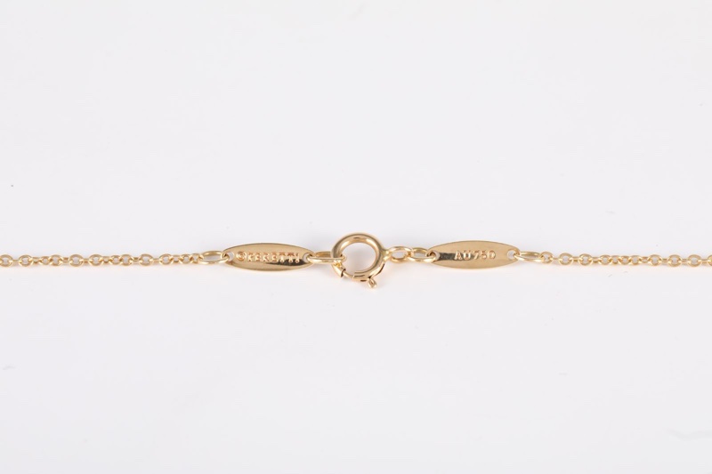 TIFFANY&CO(蒂芙尼) 18K黃金 黃金 項鏈 豌豆 小號 18K-4