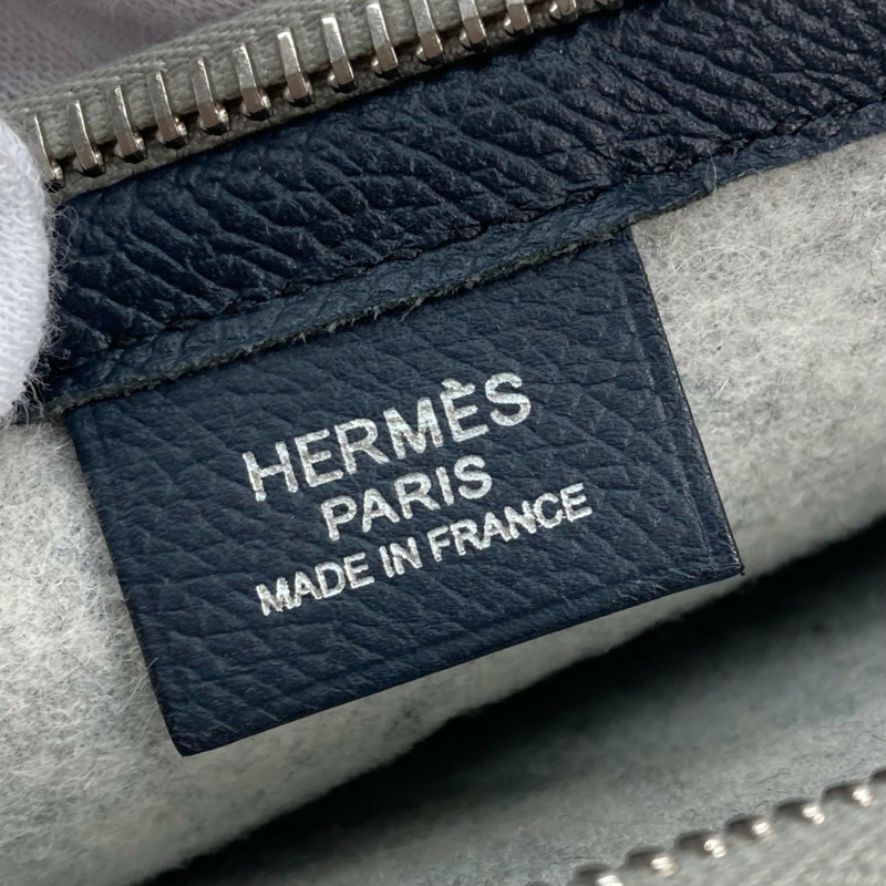 HERMES Toudou 29 小袋、第二袋、手拿包 毛氈/愛普生，男款，灰色/黃色-14