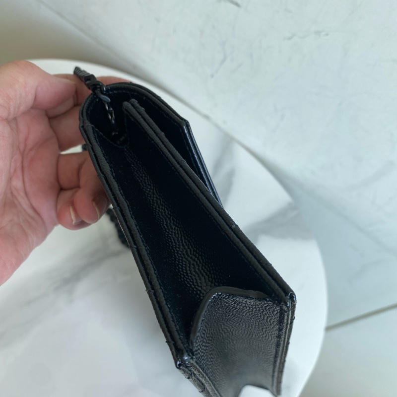 Ysl 黑色荔枝皮woc ( so black)-11