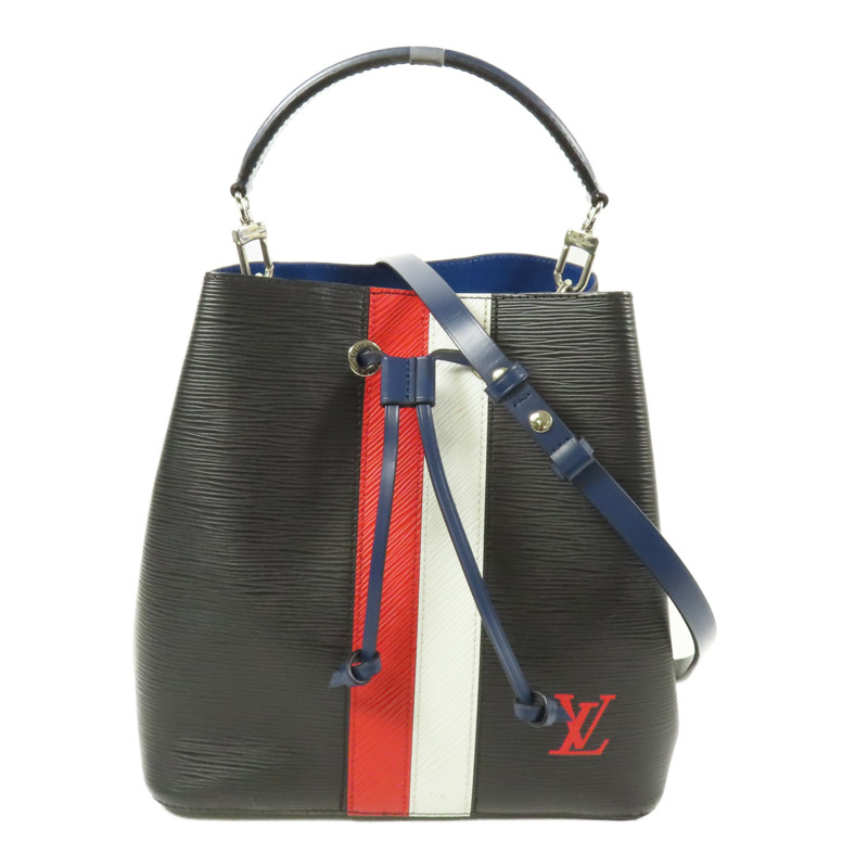 LOUIS VUITTON Epi Neo Noe銀扣手挽肩背兩用袋-0